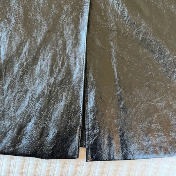 Marella Faux Leather Coated Pencil Skirt - 6 - Picture 10 of 15
